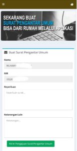 Surat Pengantar Umum